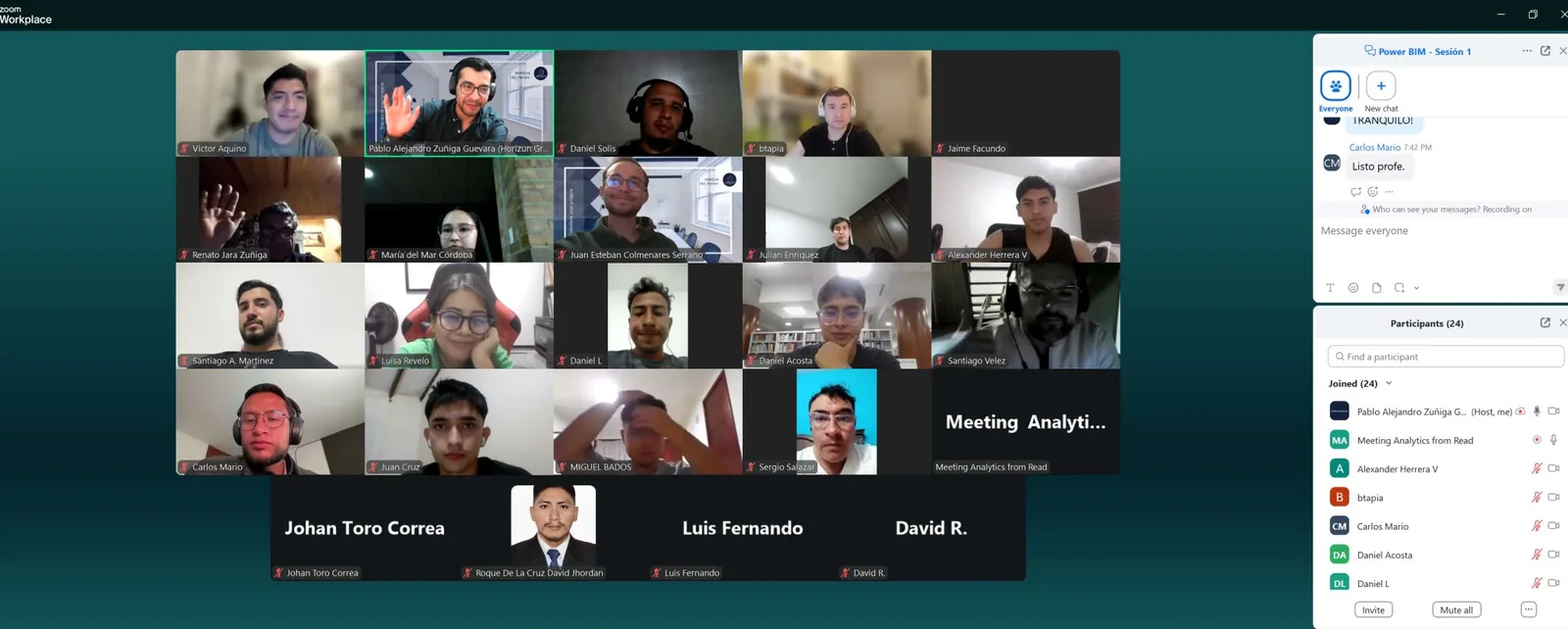 Live Power BIM online technical session