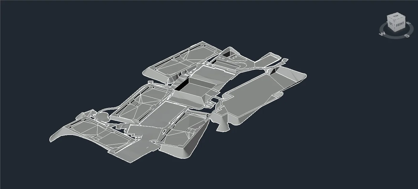 Civil 3D grading model for earthworks and site development