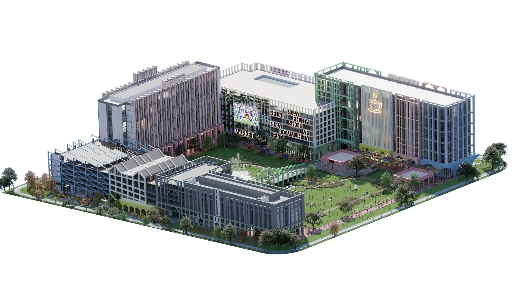 Presentation rendering used to communicate project context